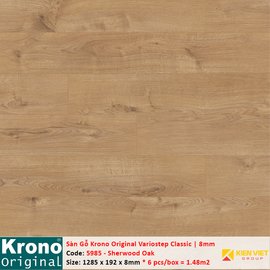 Sàn gỗ Krono Variostep Classic 5985 Sherwood Oak | 8mm