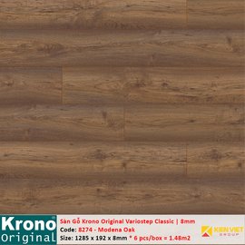 Sàn gỗ Krono Variostep Classic 8274 Modena Oak | 8mm