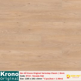 Sàn gỗ Krono Variostep Classic 8714 Nevada Oak | 8mm