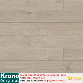 Sàn gỗ Krono Variostep Classic K337 Hayloft Oak | 8mm