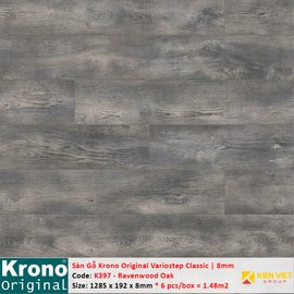 Sàn gỗ Krono Variostep Classic K397 Ravenwood Oak | 8mm