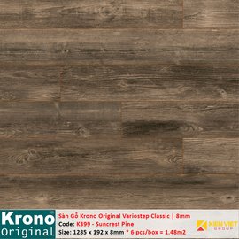 Sàn gỗ Krono Variostep Classic K399 Suncrest Pine | 8mm