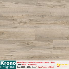 Sàn gỗ Krono Variostep Classic K420 Petros Oak | 8mm