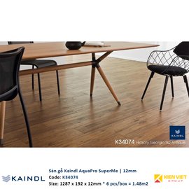 Sàn gỗ công nghiệp Kaindl AquaPro SuperMe K34074 | 12mm