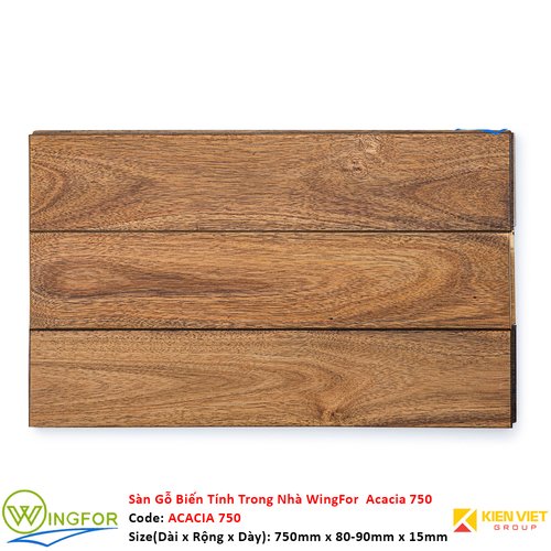 Sàn gỗ biến tính trong nhà Keo Acacia 750