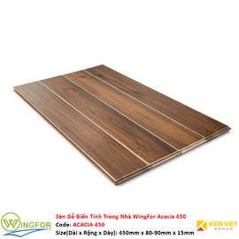 Sàn gỗ biến tính trong nhà Keo Acacia 450