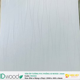 Tấm ốp tường PVC phẳng vân gỗ ID Wood ID 6066 | 6mm