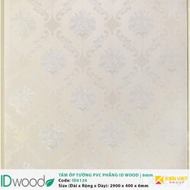 Tấm ốp tường PVC phẳng vân gỗ ID Wood ID 6124 | 6mm