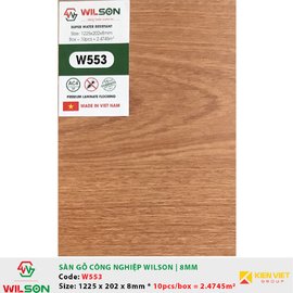 Sàn gỗ công nghiệp Wilson W553 | 8mm