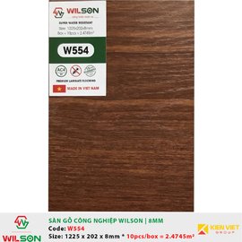 Sàn gỗ công nghiệp Wilson W554 | 8mm