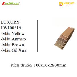 Tấm ốp tường, trần Luxury LW100*16 | 100x16x2900mm