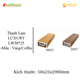 Thanh lam Luxury LW50*25 | 50x25x2900mm