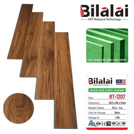 Sàn gỗ công nghiệp BILALAI cốt xanh BT-1207