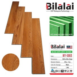 Sàn gỗ công nghiệp BILALAI cốt xanh BT-1203