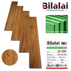 Sàn gỗ công nghiệp BILALAI cốt xanh BT-1204