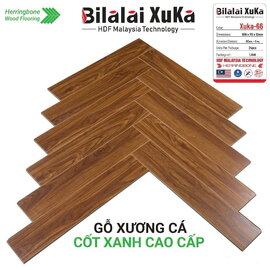 Sàn gỗ xương cá BILALAI XUKA 12mm XUKA66