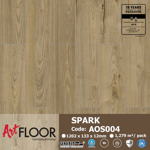 Sàn gỗ ART FLOOR 12mm AOS004