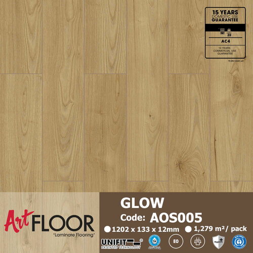 Sàn gỗ ART FLOOR 12mm AOS005