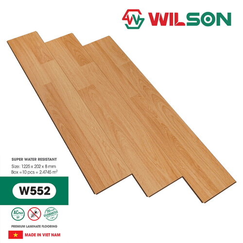 Sàn gỗ công nghiệp Wilson W552 | 8mm
