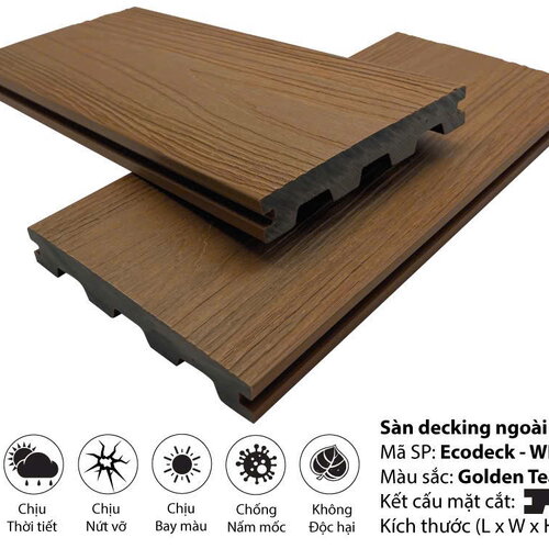 Gỗ nhựa ngoài trời Inovar Decking - WEM1079