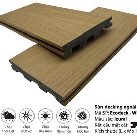 Gỗ nhựa ngoài trời Inovar Decking - WEM1073