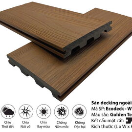 Gỗ nhựa ngoài trời Inovar Decking - WEM1079
