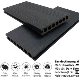 Gỗ nhựa ngoài trời Inovar Ecodeck WED1028