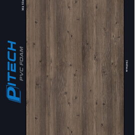 Tấm ốp than tre vân gỗ Pitech PVC06