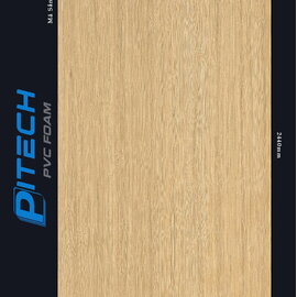 Tấm ốp than tre vân gỗ Pitech PVC09