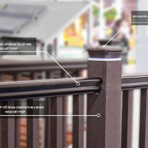 Hàng rào gỗ nhựa Compersite - Mẫu 1