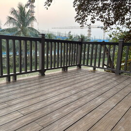Hàng rào gỗ nhựa Compersite - Mẫu 1