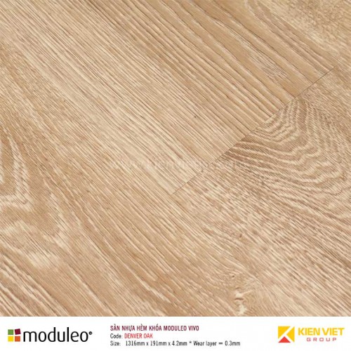 Sàn nhựa hèm khóa Mouleo Vivo Denver Oak 4.2mm