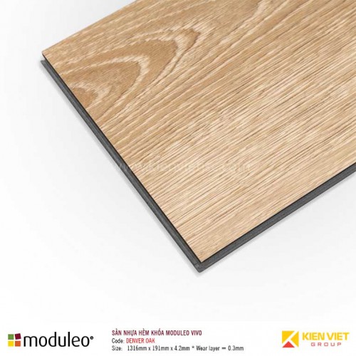 Sàn nhựa hèm khóa Mouleo Vivo Denver Oak 4.2mm
