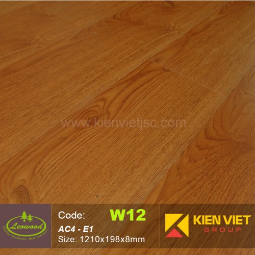 Sàn gỗ công nghiệp Thái lan Leowood W12 AC4 | 8mm