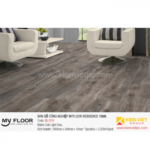 Sàn gỗ MyFloor Residence ML1019 Makro Oak Light Grey | 10mm