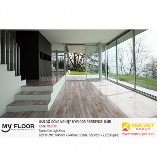 Sàn gỗ MyFloor Residence ML1019 Makro Oak Light Grey | 10mm