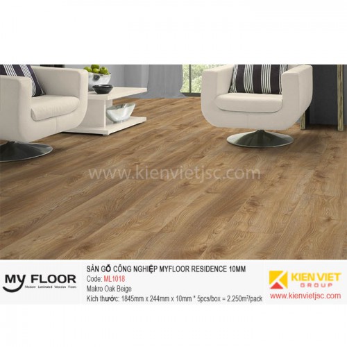 Sàn gỗ MyFloor Residence ML1018 Makro Oak Beige | 10mm