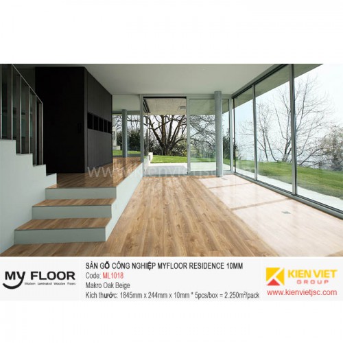 Sàn gỗ MyFloor Residence ML1018 Makro Oak Beige | 10mm