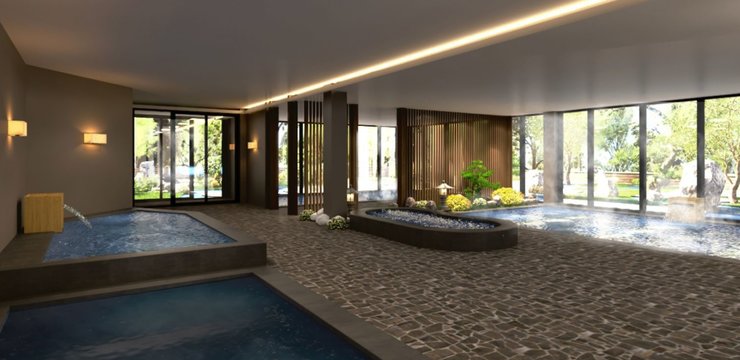 Hoàn thiện " Hạng mục gỗ nhựa ngoài trời cho khu nghỉ dưỡng Kawara Resort - Mỹ An - Huế