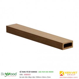 Thanh định hình dày 50x25mm Biowood S4SO05025