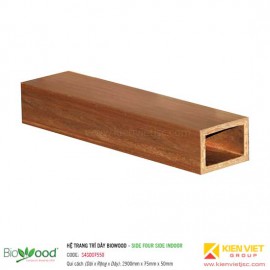 Thanh định hình dày 75x50mm Biowood S4SO07550