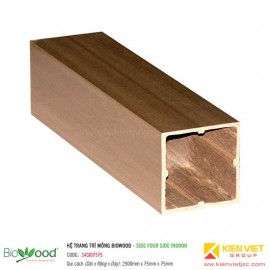 Thanh định hình mỏng 75x75mm Biowood S4SI07575