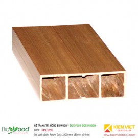 Thanh định hình mỏng 150x50mm Biowood S4SI15050