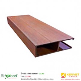 Gỗ ốp trần, tường 100x40mm Biowood CL10040