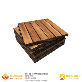 Vỉ gỗ ban công bông tràm 30x30x22 cm 6 nan