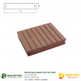 Sàn gỗ đặc Việt Pháp SGD03-DG | 25x140mm