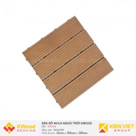 Vỉ gỗ nhựa 30x30 Wood 4 nan