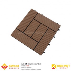 Vỉ gỗ nhựa 30x30 Wood 6 nan