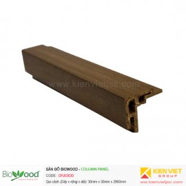 Thanh ốp cột 30x30mm Biowood CPJ03030