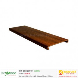 Gỗ ốp trần, tường 96x16mm Biowood CL09615